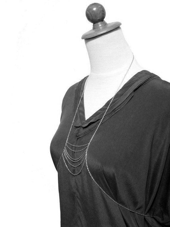 Caged Tassel Body Chain Shirt Shaper (No. 30)