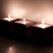 Rustic Wood Candle Holder Set Tea Light set of 6