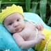 Crochet Mermaid Tail and matching crown Newborn photo prop costume