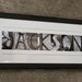 Alphabet Letters Photography - FRAMED, Personalized Name Print, Wedding Gift Idea, Framed Name Print