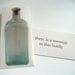 Message in a Bottle Translucent Envelope with Blank Card (Light Verdigris Green Bottle) - Create your own custom card