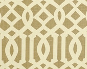 F. Schumacher Kelly Wearstler 20" Imperial Trellis - Natural and Cream