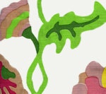 Quadrille Alan Campbell 20" Potalla  -  Pink Lime on White