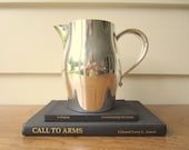 Paul Revere style silver pitcher.  Silver vase.