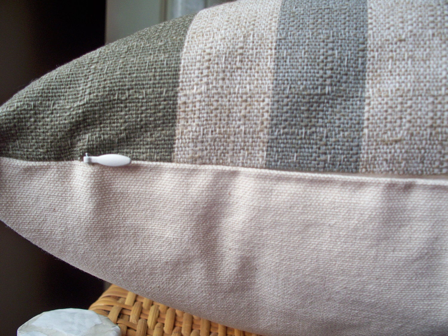 Decorative Pillow Rust Burnt Orange Stone Throw Pillow Accent Pillow 18"
