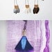 TRIBAL FEATHER & LEATHER necklace - black