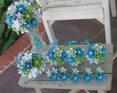 Origami Wedding Paper Flower Package - Made to Order - Kusudama