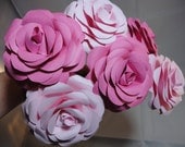 Paper Roses - Half Dozen - Choose Your Color