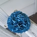 Large Blue Carnation Paper Flower - Rose - Ranunculus