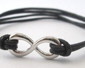 Silver Infinity Bracelet for Him