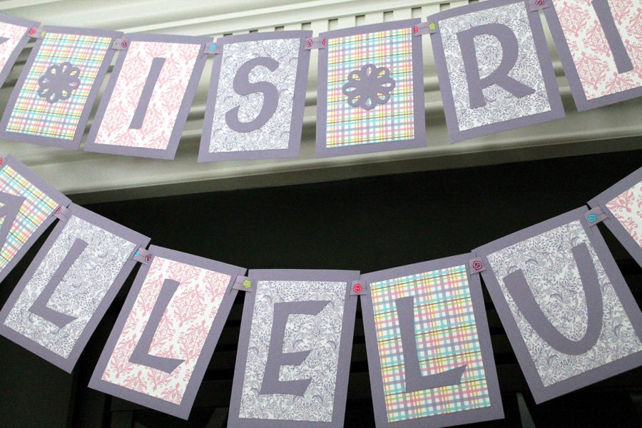 custom Easter banner