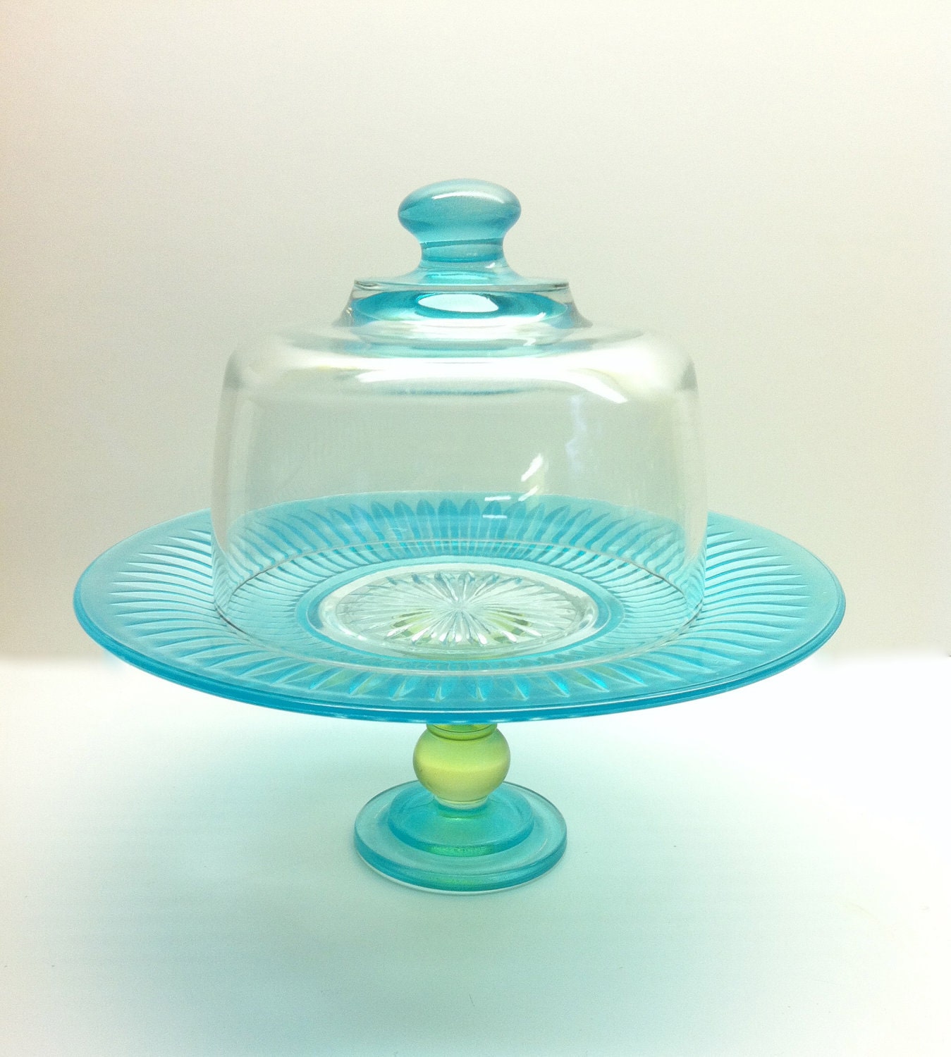 Cover Your Cupcake Hand Painted Cupcake Stand and Dome