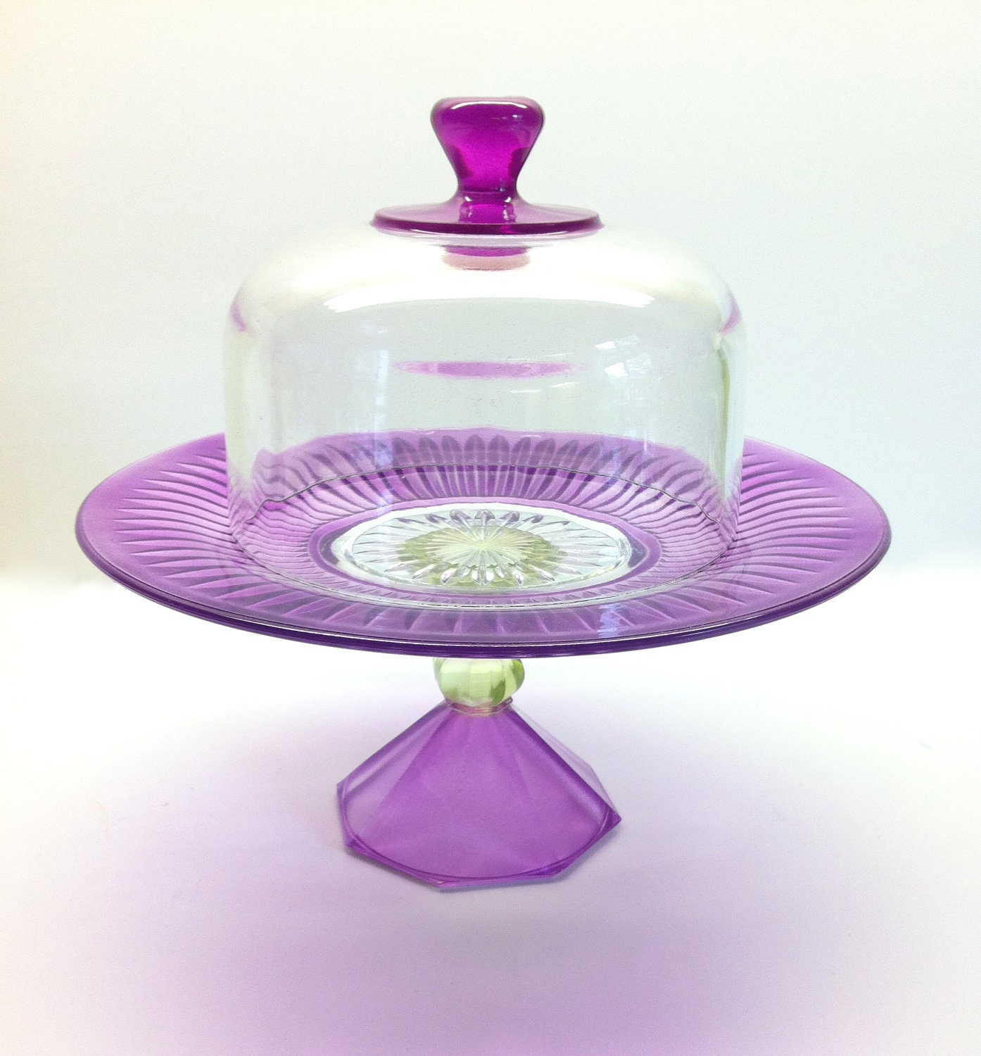 This Listing Is For Sue Please Do Not Buy Cupcake Hand Painted Cupcake Stand and Dome