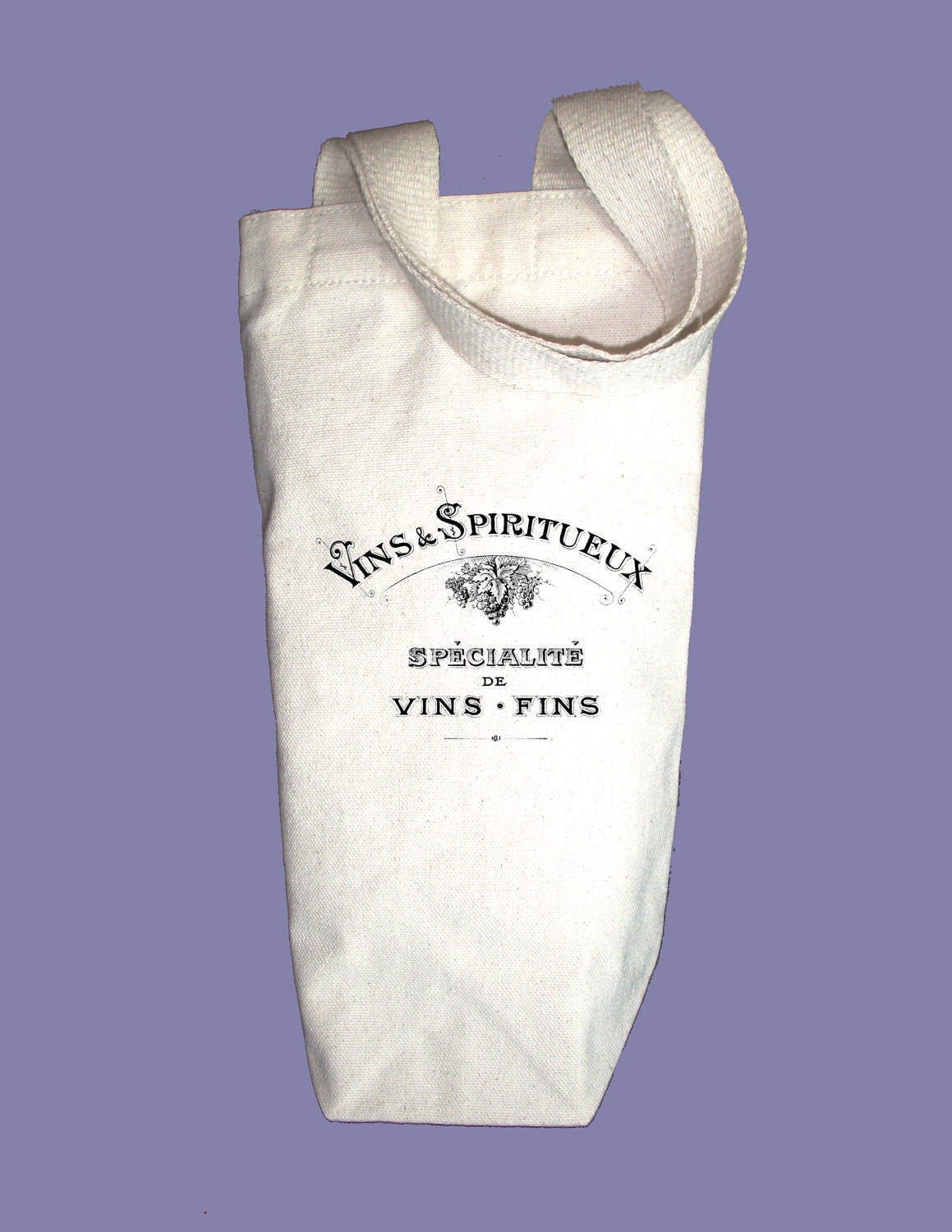 French Vintage Wine Label Alcohol/Wine Gift Bag