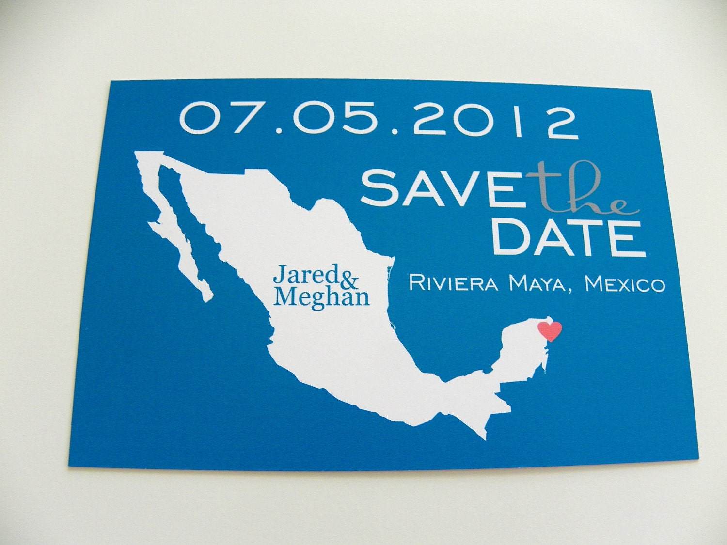 Save the Date Postcards MEXICO Set of 48 Destination Wedding - Any Location Available