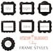 8x10 picture frame-whimsical and unique . Pick your style and color
