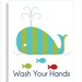 Fish, Octopus and Whale Children's Wall Art, Kid's Bathroom, Bathroom Decor, Children's Art Print, Nursery Decor- Set of three 8x10