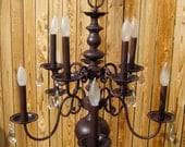 vintage chandelier lighting///CUSTOM PAINTED///p o r t f o l i o