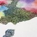 WHENEVER abstract watercolor art print in multicolor