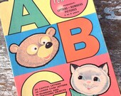 ABC Play and Learn Cardbord Pushouts Vintage