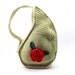 Crochet Teardrop Handbag Olive Summer Purse Paisley Bag Unique Flower Purse Trendy Women's Bag - CB0016 - Aimarro