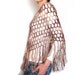 Crochet Fringed Poncho Mohair Lace Spiderweb Poncho Lacy Capelet Fringes Spider Web Lace Wrap Women's Fishnet Poncho MADE TO ORDER - CP0004