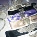 1920's Style Art Deco Lavender Rhinestone and Silk Head Wrap/Turban -Vintage Bride Antique Wedding The Great Gatsby
