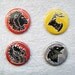Game of Thrones Inspired - Lion , Stag , Wolf , Dragon - 1.25" Pinback Button Set of 4