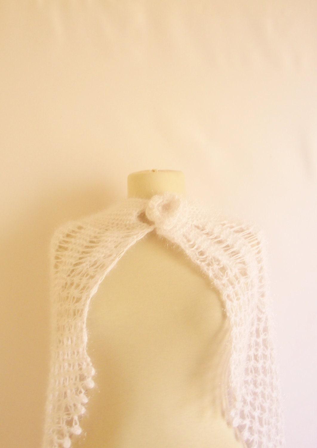 SHAWL SCARVES Wedding Bride Stole handmade shrug bolero shawl gift idea shiny rope bridesmaid scarf necklace wrap warm poncho
