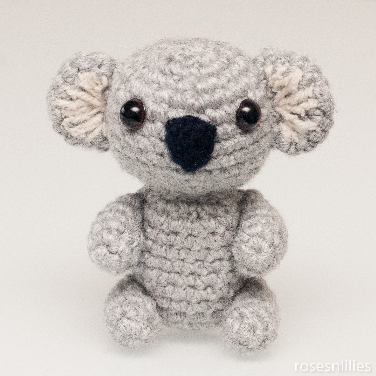 Amigurumi Koala Bear (in 3 sizes) Crochet Pattern PDF
