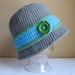 CROCHET PATTERN - Downtown Boy - a beanie/bucket hat with button in 8 sizes (Infant - Adult L) - Instant PDF Download