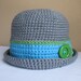 CROCHET PATTERN - Downtown Boy - a beanie/bucket hat with button in 8 sizes (Infant - Adult L) - Instant PDF Download