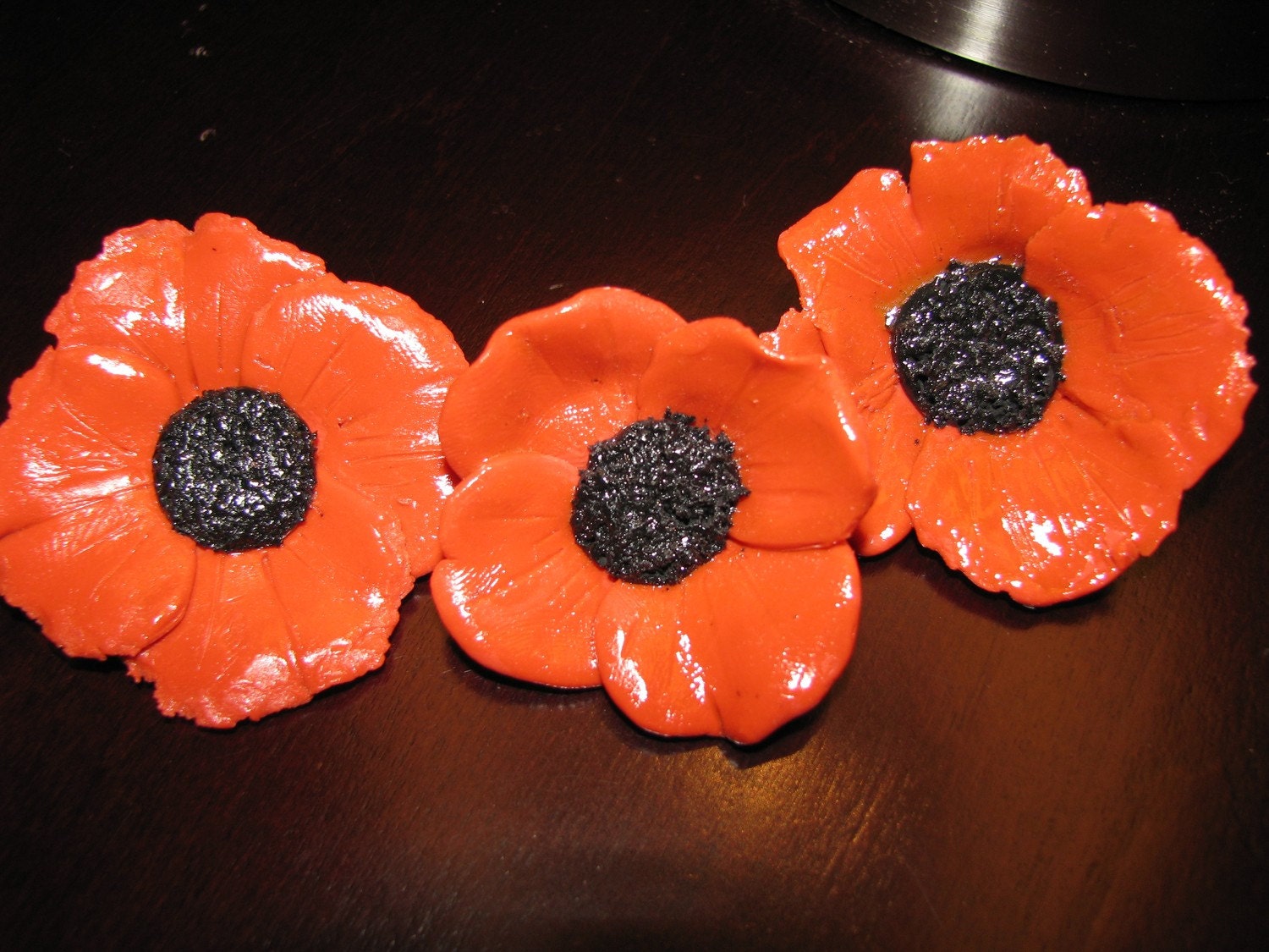 Rememberence Day Handmade Poppy Brooch