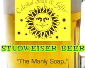 Studweiser Beer Soap: The Manly Soap 3.5 oz. Bar Ginger Lime SALE