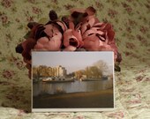 Long Boats, River Thames Kingston and Hampton Wick: GREETING CARD