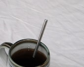 Stainless Steel Short Straws - 4 Pack for Kids, Mugs, and Cocktails - Reusable and Eco Friendly - Lifetime Guarantee