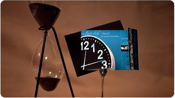 Bridal Shower Invitation - Around the Clock Shower (DEPOSIT)