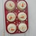 Christmas Snowman Muffin Tin  Wallhanging