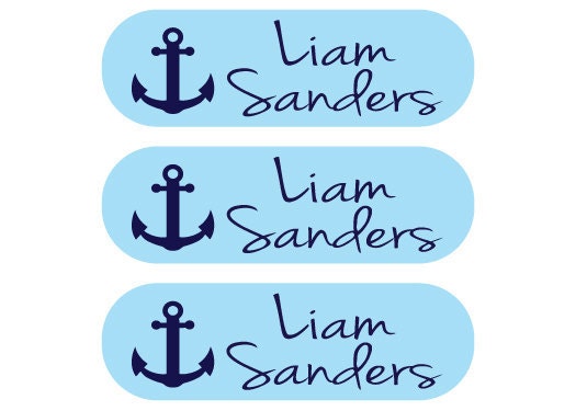 100 Personalized Iron On Clothing Labels - Perfect for School Uniforms, Coats, Gym Clothes, Sports Uniforms - FREE US SHIPPING