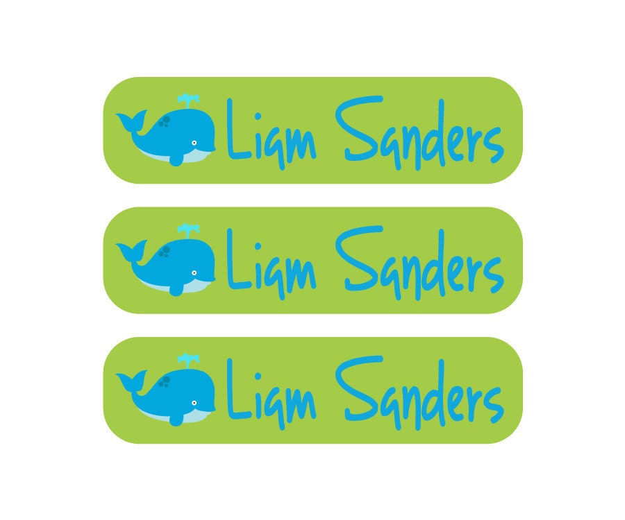 Laundry Care Tag & Iron On Camp Clothing Labels for your Child - Two sets of Labels - Perfect for Children at Camps