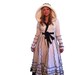 Black Swan elf hoodie upcycled sweater coat by Hope Floats Upcycled