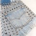 Acid Wash Blue Denim Studded Shorts Size 30 / Medium