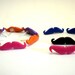 Mustache Earrings Handlebar Style Clay Handmade, many colors - SoFunny Collection Bijotti&Ciciotti