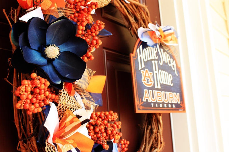 Auburn Tigers....24" Grapevine Wreath