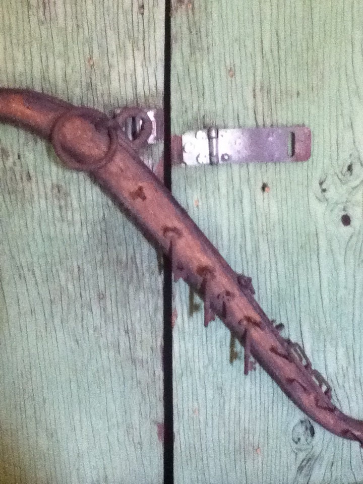 Country WALL HOOK Horse Harness Salvage Old Keys Farm House Primitive Rustic Hook