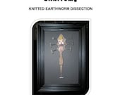 Knitted Earthworm Dissection pattern
