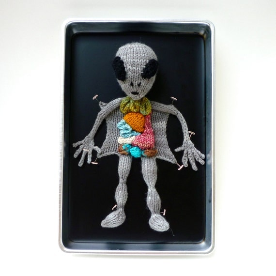 Knitted Alien Autopsy