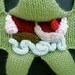 Knitted Dissected Frog 100% Vegan