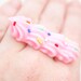 Pastel Pink Strawberry Whipped Cream & Sprinkles - Adjustable Ring by Sugar Junkie