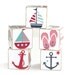 Nautical Sailboat Wooden Blocks